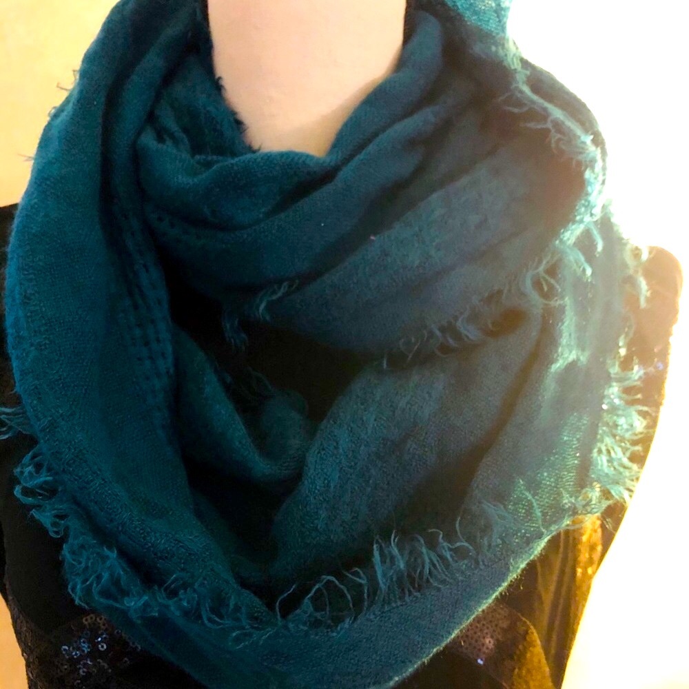 Stylish Teal Scarf